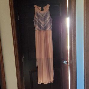 Girls Pink Maxi Dress